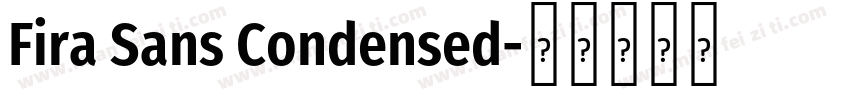 Fira Sans Condensed字体转换